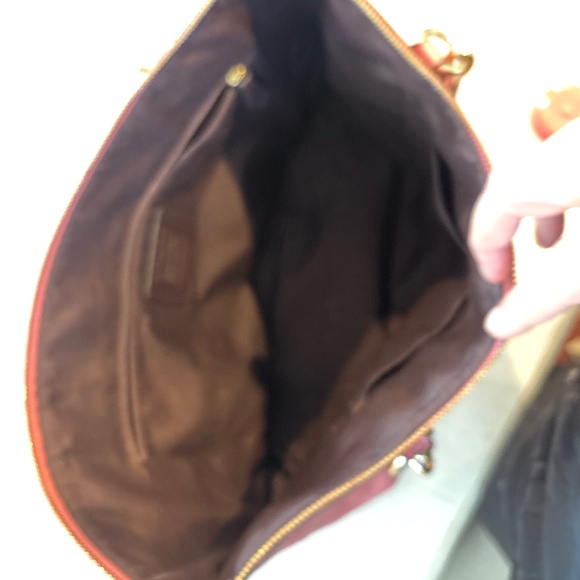 Coach Pink Leather Tote with Gold Hardware - Picture 11 of 15